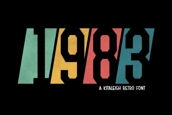 1983 Font for Nostalgic Campaigns