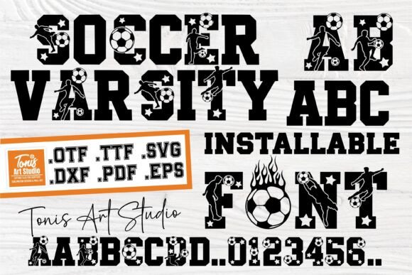 Ab Soccer Varsity Font for Business Branding