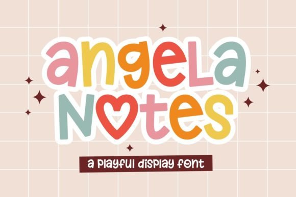 Angela Notes: A Playful Font for Professional Branding
