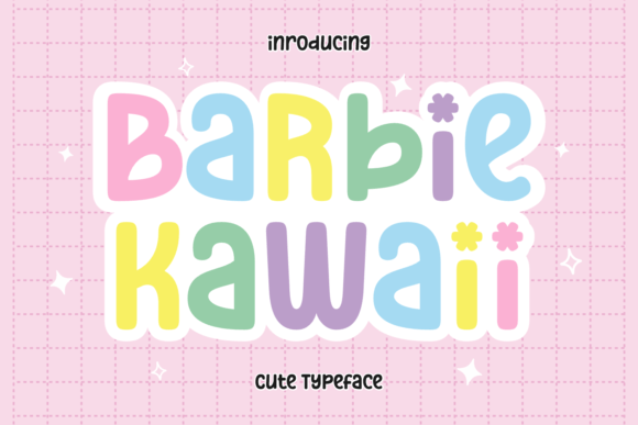 Barbie Kawaii Display Font for Web Design