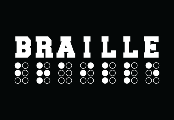 Braille Font for Professional Branding