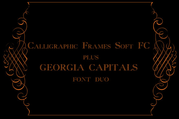 Calligraphic Frames Plus Cyra Duo for Web Design