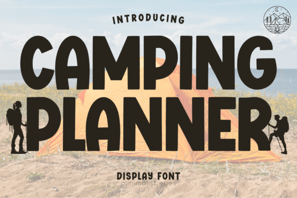 Camping Planner Font for Creative Projects