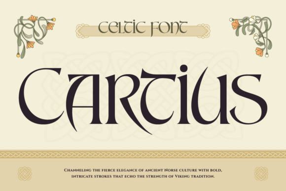 Cartius: A Bold Display Font for Modern Web Design