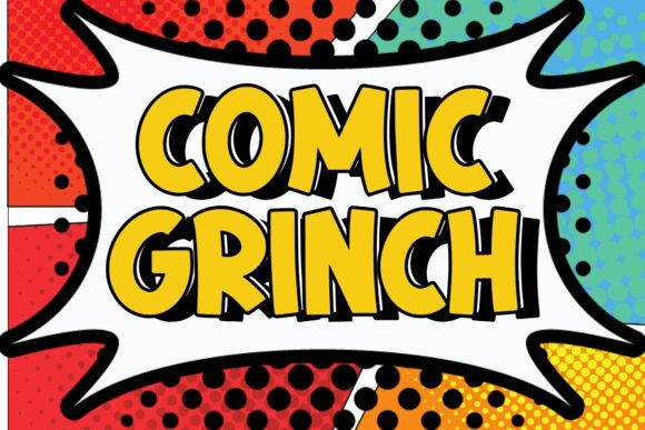Comic Grinch: A Joyful Display Font for Editorial Design