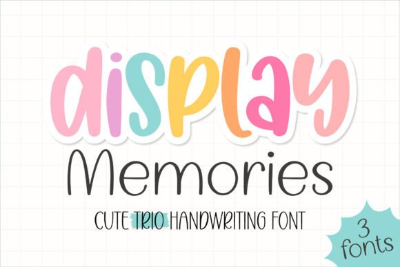 Display Memories Font for Editorial Design
