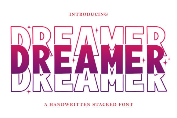Dreamer Stacked: A Stylish Display Font for Web Design