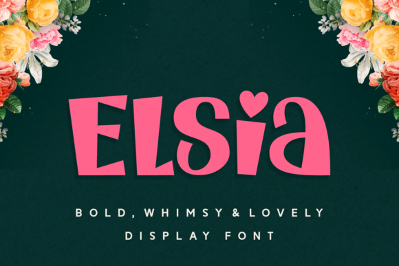 Elsia Display Font Review for Design Projects