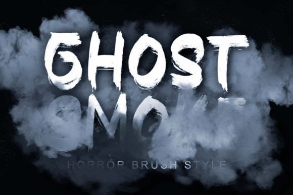 Ghost Smoke: A Display Font for Digital Horror and Elegance