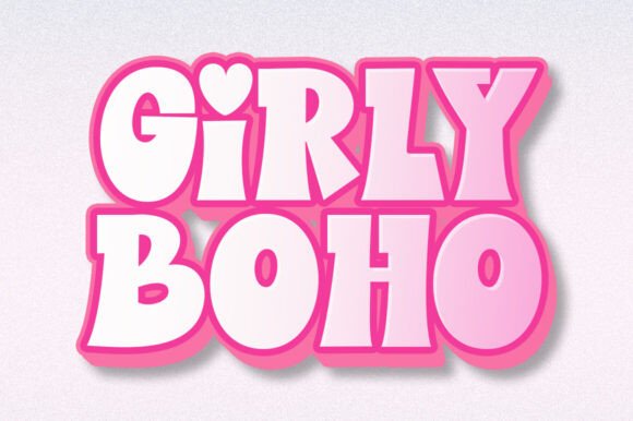 Girly Boho Font for Editorial Design