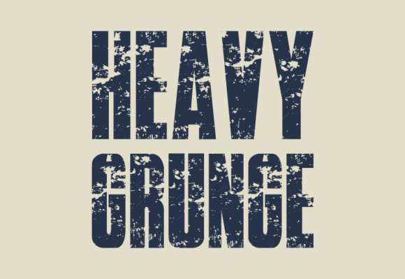Heavy Grunge Font for Bold Editorial Design