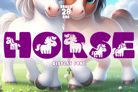 Horse Font for Digital Campaigns