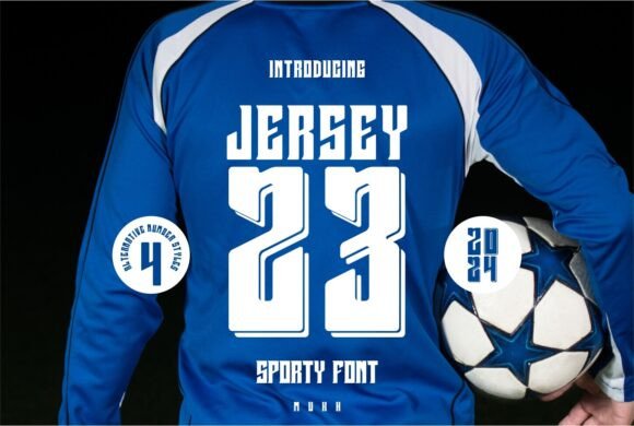 Jersey 23: A Bold Display Font for Dynamic Web Designs