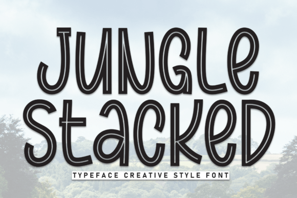 Jungle Stacked: A Bold Display Font for Digital Marketing