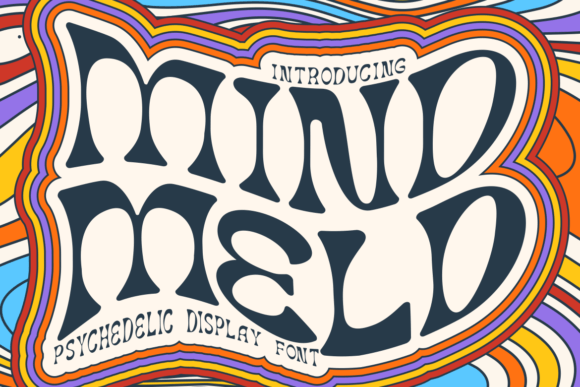 Mind Meld Display Font for Retro Editorial Design