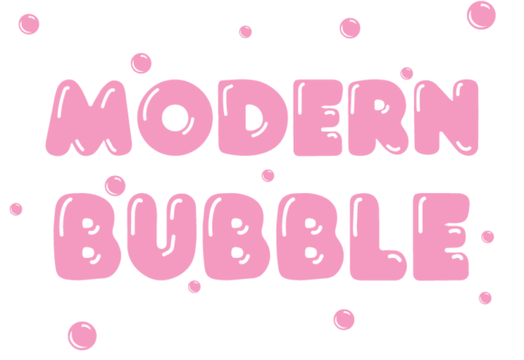 Modern Bubble Font for Editorial Design