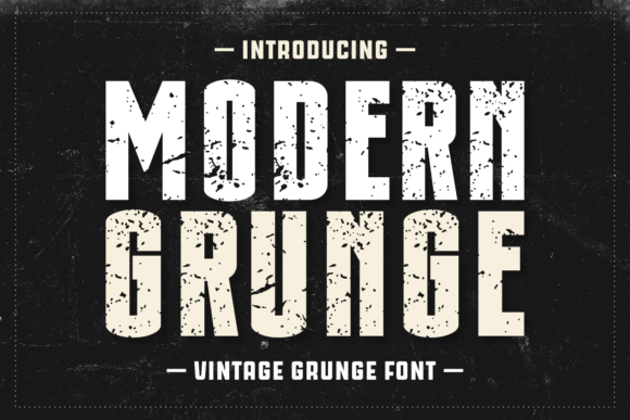 Modern Grunge Font for Impactful Campaign Design
