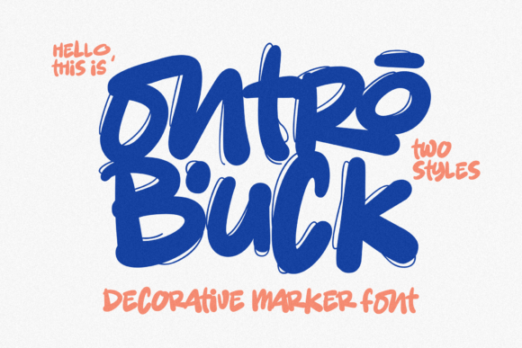 Ontro Buck: A Display Font for Bold Visual Statements