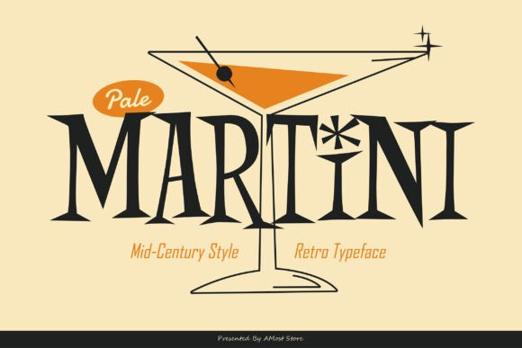 Pale Martini Font for Bold Campaign Designs