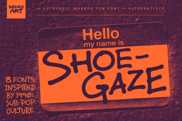 Shoegaze Font for Handmade Creations