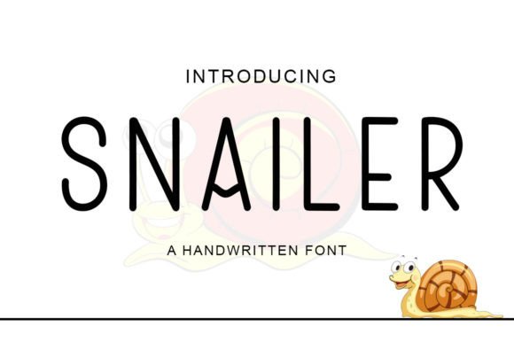 Snailer: A Luxurious Display Font for Web Design