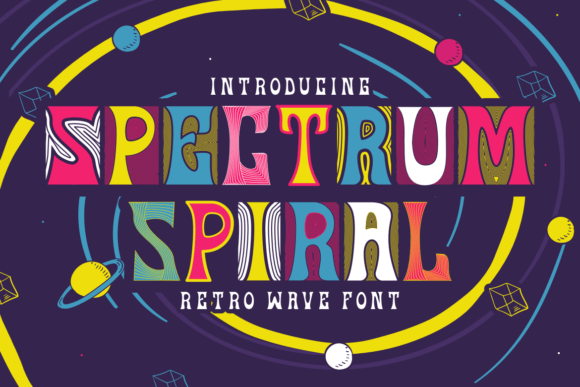 Spectrum Spiral Font for Modern Branding