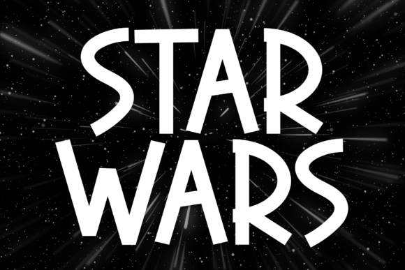 Star Wars Font for Handmade Creations