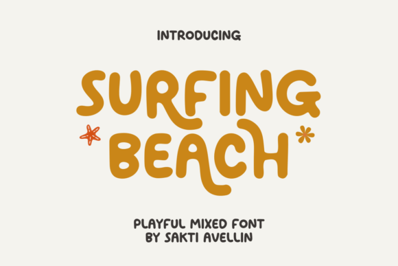 Surfing Beach Font for Branding Projects