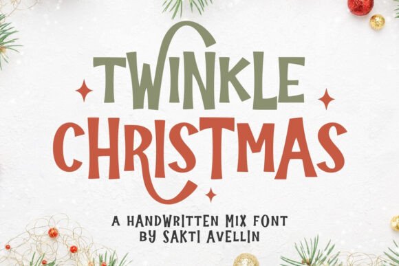 Twinkle Christmas Font for Holiday Branding