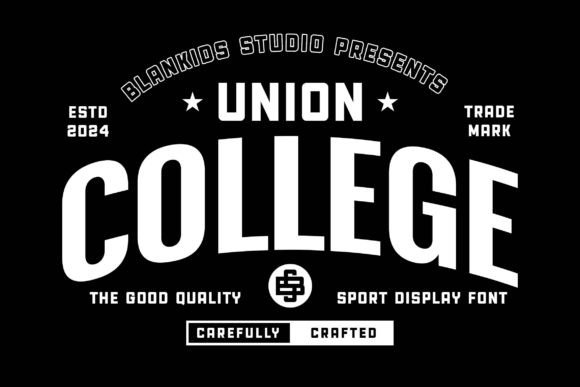 Union College: A Sporty Font for Business Branding