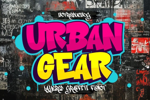 Urban Gear Font for Bold Web Design