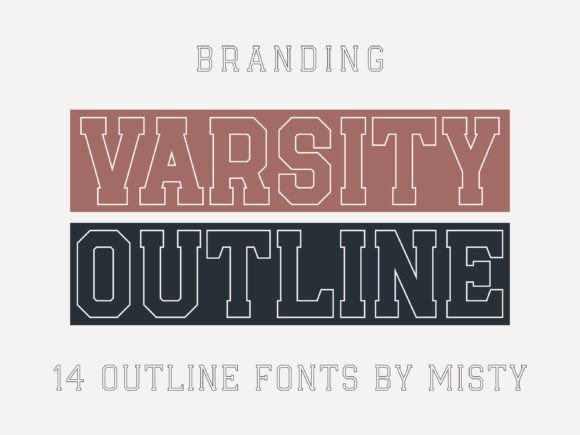 Varsity Outline: A Playful Font for Bold Editorial Design