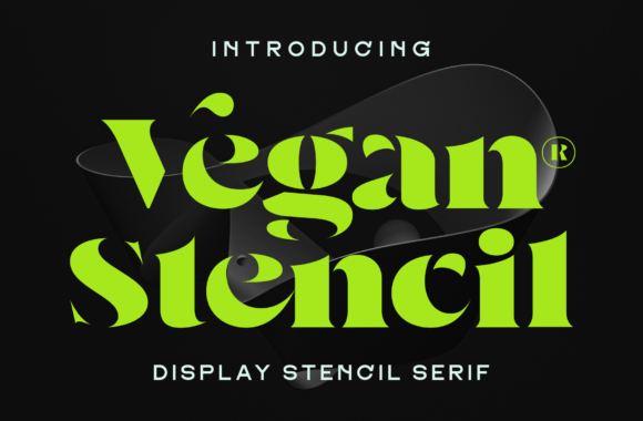 Vegan Font for Bold Editorial Design