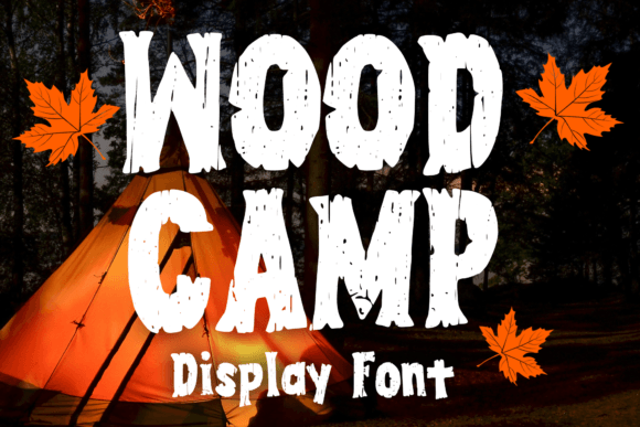 Wood Camp: A Playful Display Font for Editorial Design